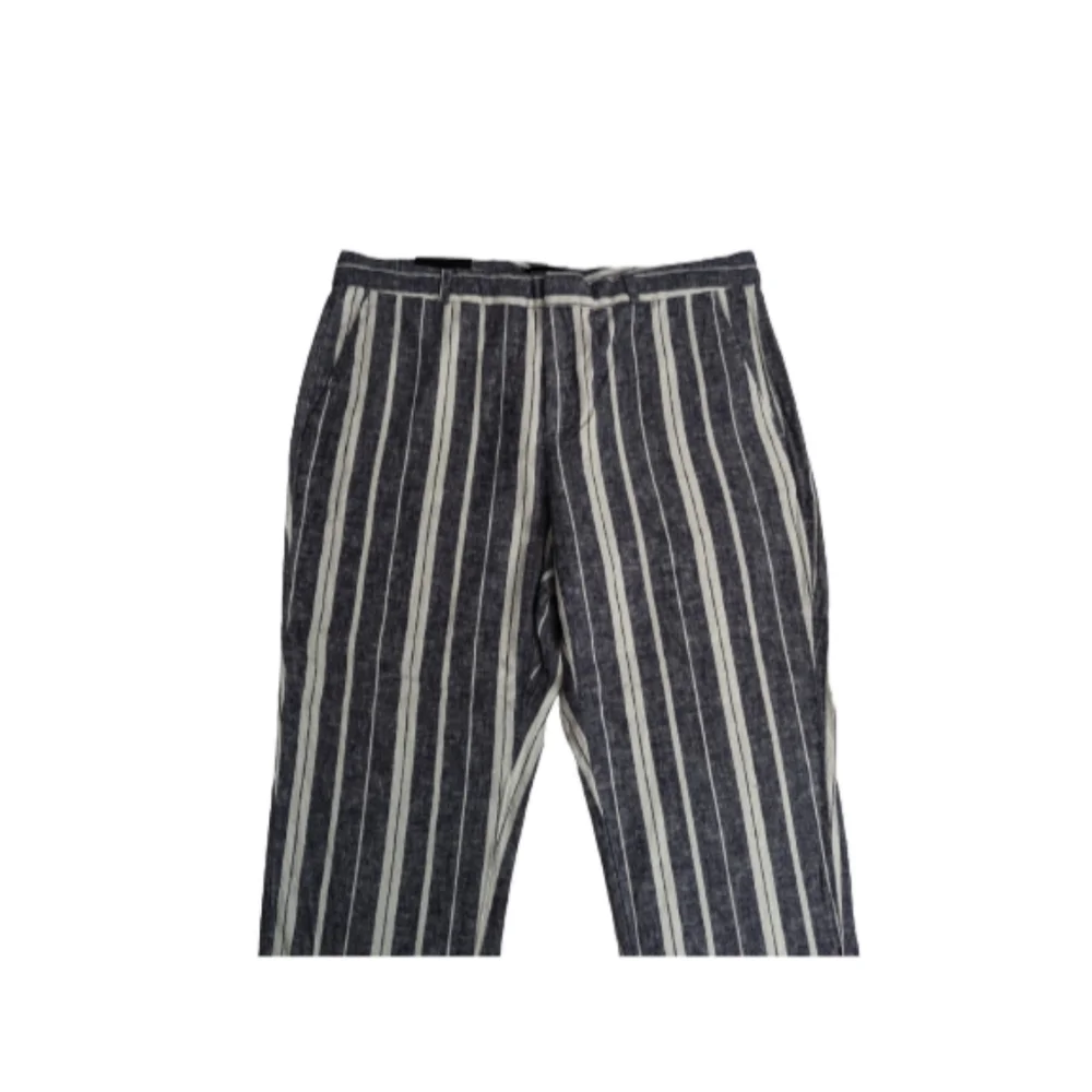 Banana Republic Blue and White Stripe Avery Pants 12